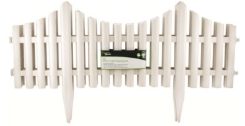 GREEN BLADE 4pc White Picket Fencing Set