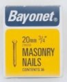 BAYONET 20mm Masonry Nails 36's