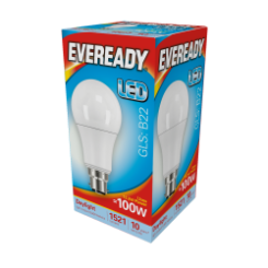 EVEREADY LED GLS 1521lm Daylight BC 10,000Hrs