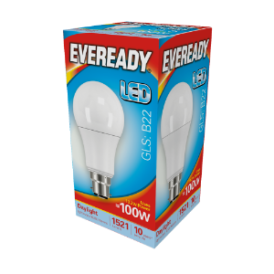 EVEREADY LED GLS 1521lm Daylight BC 10,000Hrs