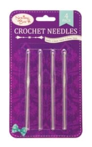 SEWING BOX 4 Pack Crochet Needles