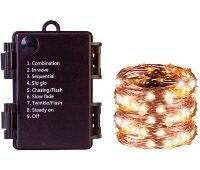 ST. HELENS B/O Copper Wire 100 W/W LED String 10m