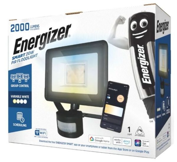 Energizer Smart  20W CCT PIR Sensor Flood