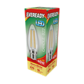 EVEREADY LED 470lm Clear Candle BC Filament