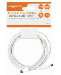 KINGAVON 2m Type C to Type C Cable