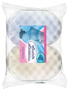 COTTON TREE 2 Pack Massage Sponge