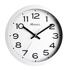 RAVEL 25cm Kitchen Wall Clock White