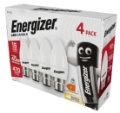 ENERGIZER LED CANDLE 470LM OPAL B22 WARM WHITE 4PK BOX