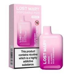 LOST MARY BM600 (550mAh) 20mg Blueberry Sour Raspberry