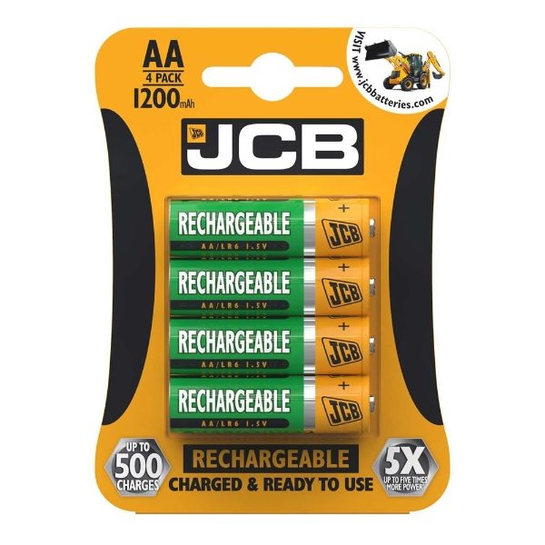 JCB Rechargeable AA 1200mAh