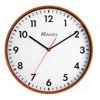 RAVEL 30cm Kitchen Wall Clock Red