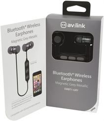 Wireless Magnetic Bluetooth Earphones - Grey Metallic