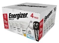 ENERGIZER LED GU10 370LM 36° DAYLIGHT 4 PACK  BOX dim