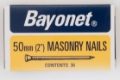 BAYONET 50mm Masonry Nails 36's
