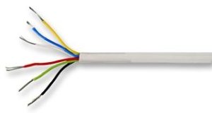 ALARM CABLE 6 CORE WHITE