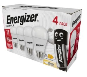 ENERGIZER LED GLS 1521LM ES WARM WHITE BOX 4PK