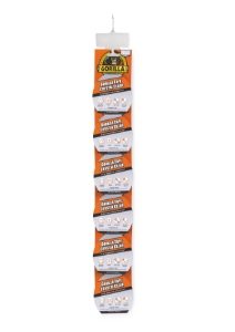 GORILLA 8.2m Crystal Clear Tape Clip Strip Display Of 6