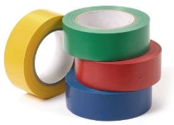151 4 Assorted Colours 30mm PVC Tape