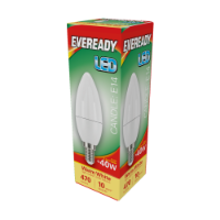 EVEREADY LED Candle 470lm Warm White E14 10,000Hrs