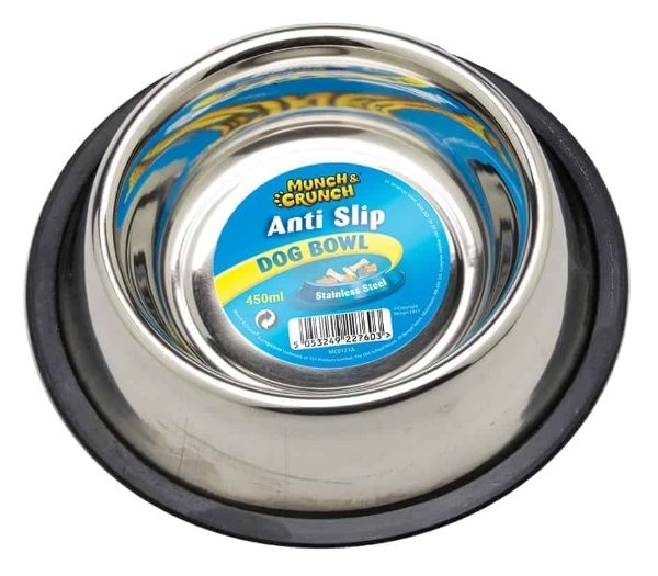 MUNCH & CRUNCH 450ml Anti-Skid Dog Bowl