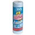 DUZZIT 25 Pack Multi Purpose Cloths On Roll