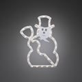 KONST SMIDE LED Snowman Window Silhouette 35 W/W Indoor
