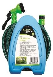 GREEN BLADE 10m Mini Hose and Reel with 7 Function Sprayer