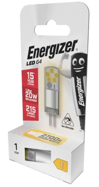 ENERGIZER LED G4 2.4W 200LM 2700K Box