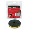 BLACKSPUR 5m Rubber Draft Excluder Tape - E Shape