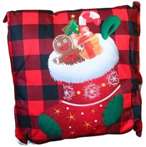 XMAS HAUS Christmas Themed Cushion Stocking Design