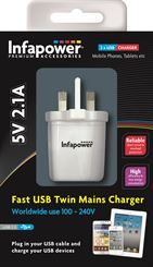 Infapower-P023-Fast-USB-Twin-Mains-Charger-2100mAh-Hi-res