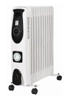 KINGAVON 2.5kw 11 Fin Oil Filled Radiator with Timer