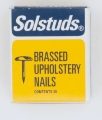 SOLSTUDS 10mm Brassed Upholstery Nail