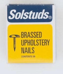 SOLSTUDS 10mm Brassed Upholstery Nail