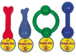 PETS AT PLAY Assorted Rubber Toys