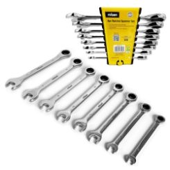 ROLSON Combination Ratchet and Spanner Set