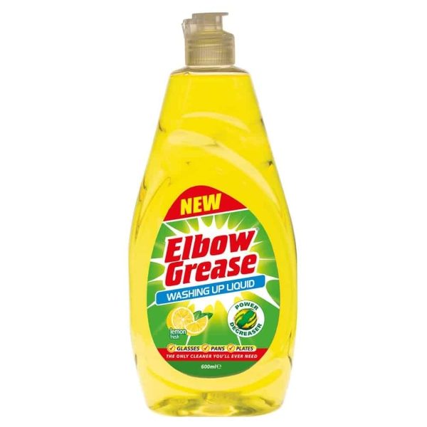 ELBOW GREASE 600ml Washing Up Liquid