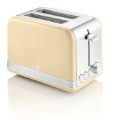 SWAN 2 Slice Retro Cream Toaster
