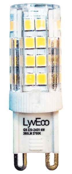 LyvEco LED G9 4w 360 Lumen 4000K Coolwhite