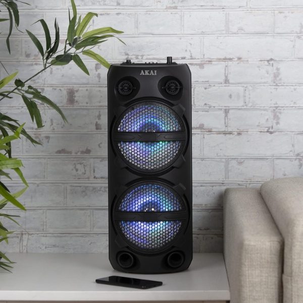 AKAI 10w RMS With Microphone Input Party Speaker