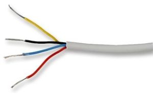 ALARM CABLE 4 CORE WHITE