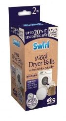 SWIRL Wool Dryer Balls 2pk